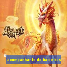 acompanhante de barreiras